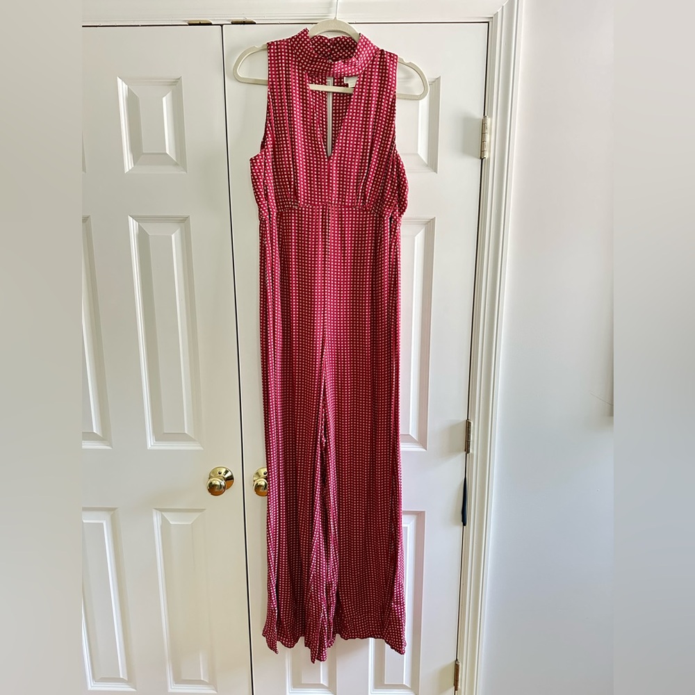 Maeve - Red Wide-leg Jumpsuit - Size 12